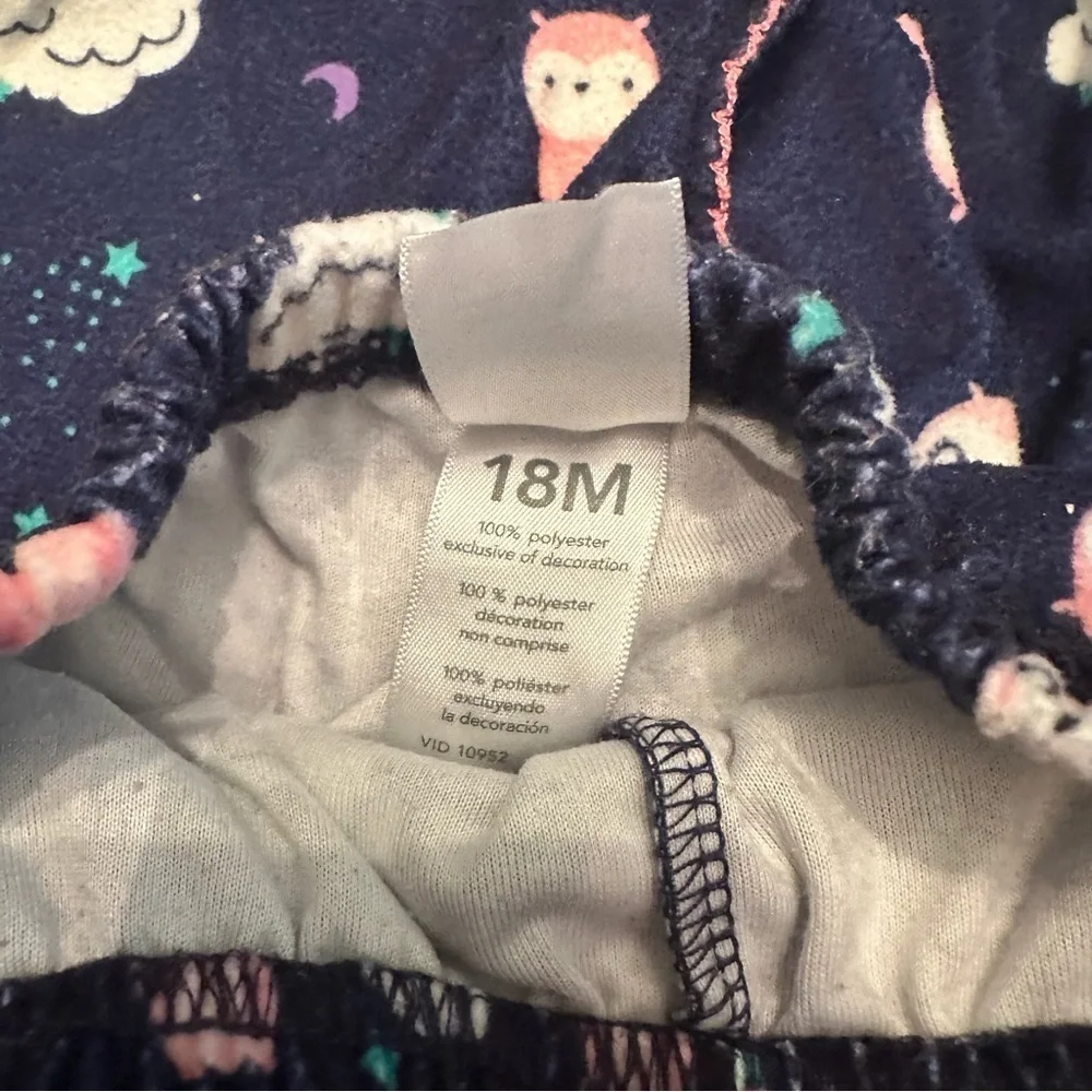 5/$20 Carter’s 18 month Owl Pajama Pants and Top